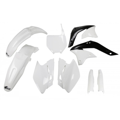 Kit Completo Plásticos Ufo Kawasaki Kxf 450 2007 Blanco.