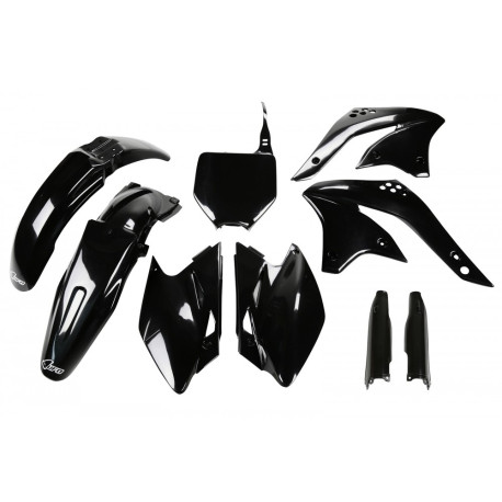 Kit Completo Plásticos Ufo Kawasaki Kxf 450 2008 Negro.