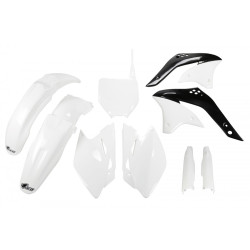 Kit Completo Plásticos Ufo Kawasaki Kxf 450 2008 Blanco.