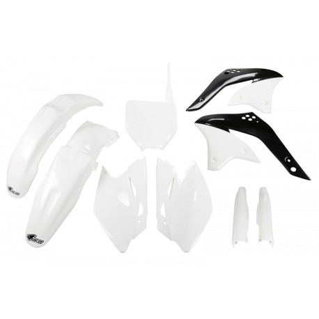 Kit Completo Plásticos Ufo Kawasaki Kxf 450 2008 Blanco.