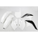 Kit Plásticos Ufo Kawasaki Kxf 450 2008 Blanco.