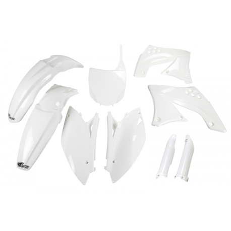 Kit Completo Plásticos Ufo Kawasaki Kxf 450 09-11 Blanco.