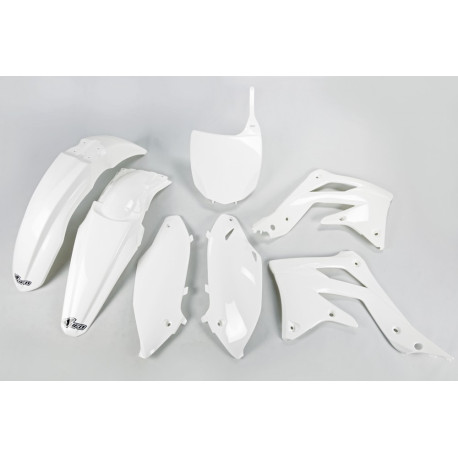 Kit Plásticos Ufo Kawasaki Kxf 450 2012 Blanco.