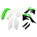 Kit Completo Plásticos Ufo Kawasaki Kxf 450 13-15 Verde/Blanco.