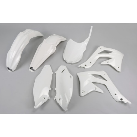 Kit Plásticos Ufo Kawasaki Kxf 450 13-15 Blanco.