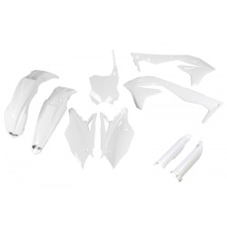 Kit Completo Plásticos Ufo Kawasaki Kxf 450 16-17 Blanco.