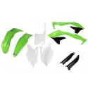 Kit Completo Plásticos Ufo Kawasaki Kxf 450 16-17 Blanco/Verde.