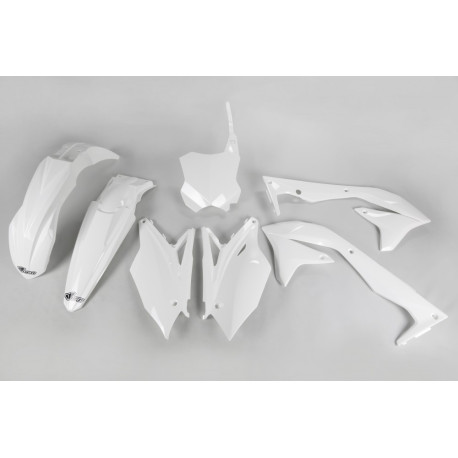 Kit Plásticos Ufo Kawasaki Kxf 450 16-17 Blanco.