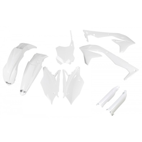 Kit Completo Plásticos Ufo Kawasaki Kxf 450 2018 Blanco.