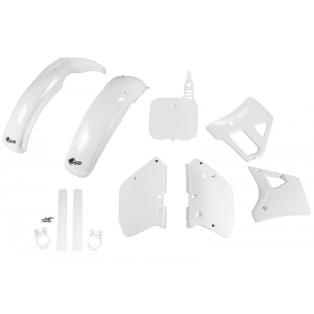 Kit Completo Plásticos Ufo Yamaha Yz 125 89-90 Blanco.