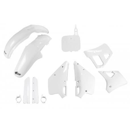 Kit Completo Plásticos Ufo Yamaha Yz 125 1991 Blanco.