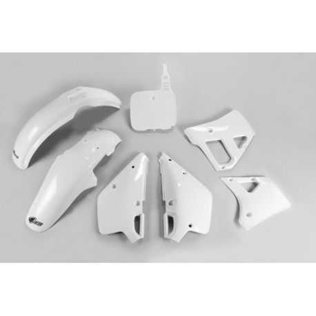 Kit Plásticos Ufo Yamaha Yz 125 1991 Blanco.