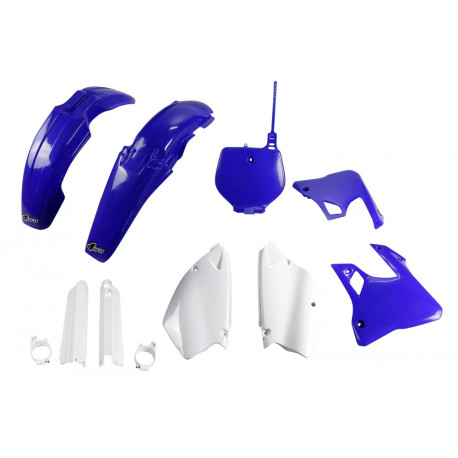 Kit Completo Plásticos Ufo Yamaha Yz 125/250 96-99 Azul/Blanco.