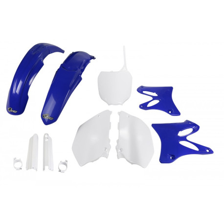 Kit Completo Plásticos Ufo Yamaha Yz 125/250 02-05 Azul/Blanco.