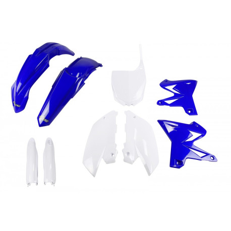 Kit Completo Plásticos Ufo Yamaha Yz 125/250 02-14 Azul/Blanco.