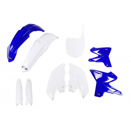 Kit Completo Plásticos Ufo Yamaha Yz 125/250 02-14 Azul/Blanco.