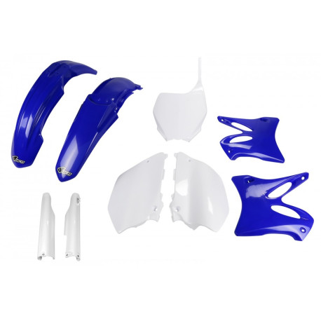 Kit Completo Plásticos Ufo Yamaha Yz 125/250 06-14 Blanco/Azul.