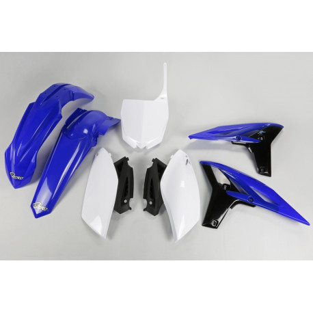 Kit Plásticos Ufo Yamaha Yzf 250 10-13 Azul/Blanco.