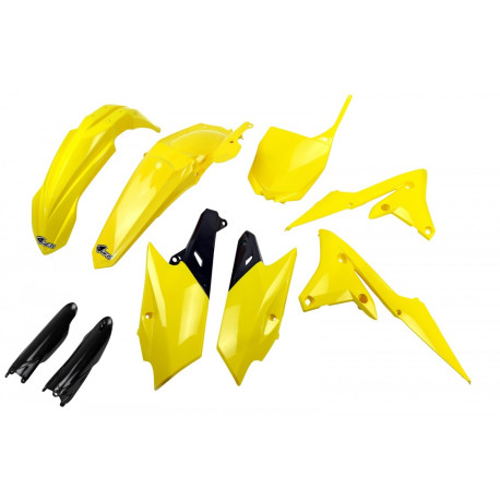 Kit Completo Plásticos Ufo Yamaha Yzf 250 14-18 Amarillo.