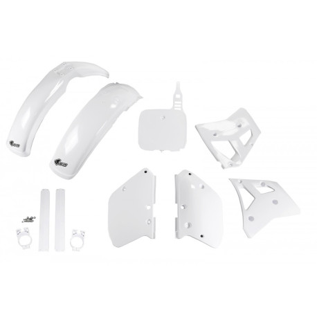 Kit Completo Plásticos Ufo Yamaha Yz 250 1990 Blanco.