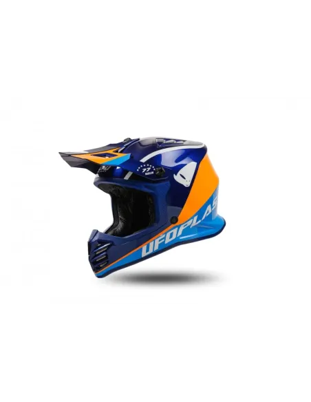 CASCO UFO INFANTIL AZU/NARANJA