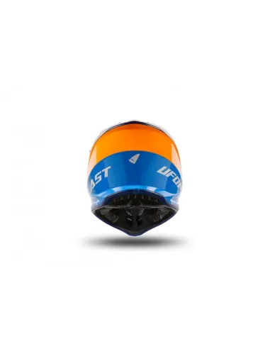 CASCO UFO INFANTIL AZU/NARANJA