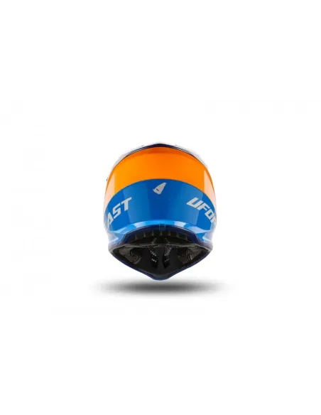 CASCO UFO INFANTIL AZU/NARANJA