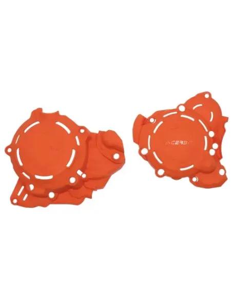 Protector Tapa Embrague y Encendido Acerbis Ktm Exc 250/300 24-26/Husqvarna Te 250/300 24-26 Naranja.