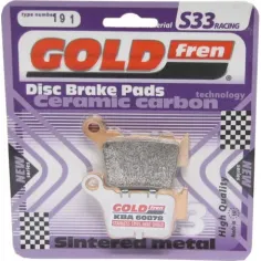 Pastillas de Freno Traseras Sinterizadas GoldFren Ktm Sx/Exc/Husqvarna Te/Fe/Gas Gas Ec/Mc/Triumph Tf-x/e.