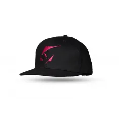 Gorra Ufo Negra Logo Rosa