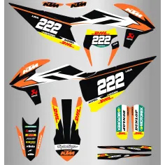 Kit de Adhesivos Ktm Exc/Exc-f 150-500 20-23 Basic.
