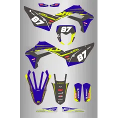 Kit de Adhesivos Sherco Se/Sef 125-500 2024 Amarillo Flúor.