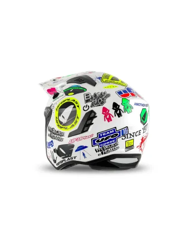 Casco Ufo Jet Sheratan Blanco.