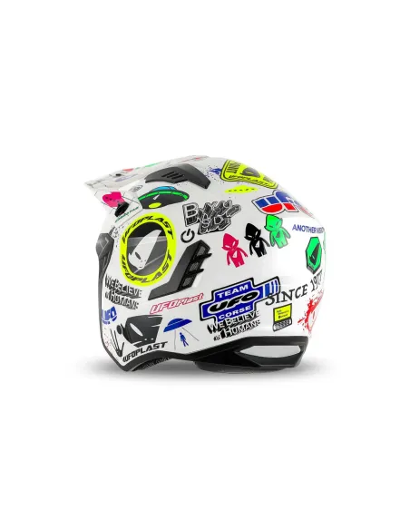 Casco Ufo Jet Sheratan Blanco.