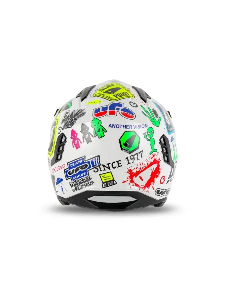 Casco Ufo Jet Sheratan Blanco.
