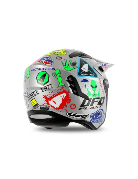 Casco Ufo Jet Sheratan Gris.