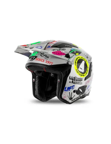 Casco Ufo Jet Sheratan Gris.