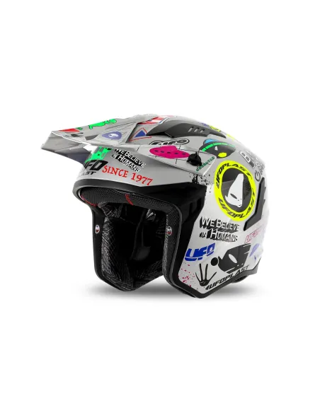 Casco Ufo Jet Sheratan Gris.