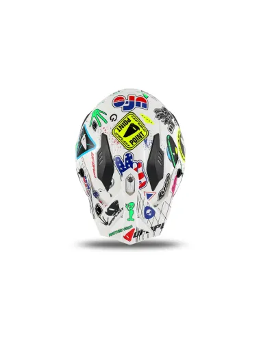 Casco Ufo Jet Sheratan Blanco.