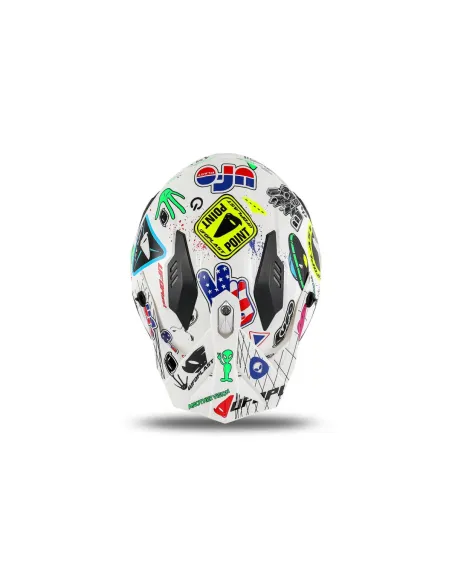 Casco Ufo Jet Sheratan Blanco.