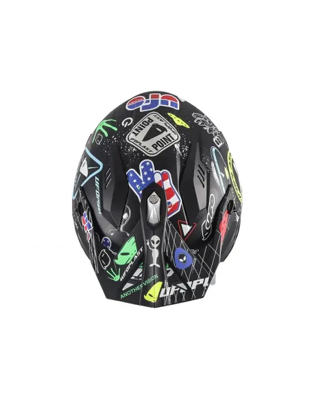 Casco Ufo Jet Sheratan Negro.