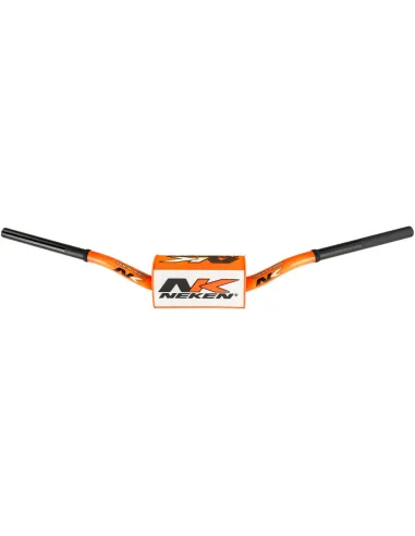 Manillar Neken K-Bar de 28mm Naranja/Blanco.
