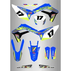 Kit de Adhesivos Sherco Se/Sef 125-500 18-23 Amarillo Flúor.