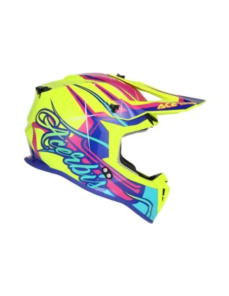 casco acerbis linear 22-06 amarillo/purple gloss