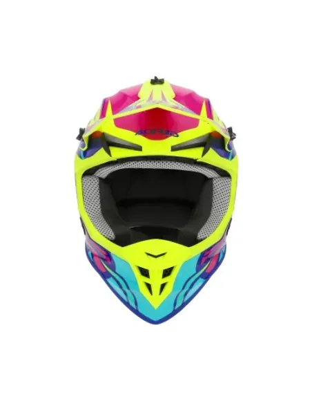 casco acerbis linear 22-06 amarillo/purple gloss