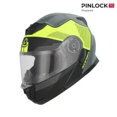 Casco Acerbis Serel 22-06 Negro/Amarillo Fluor.