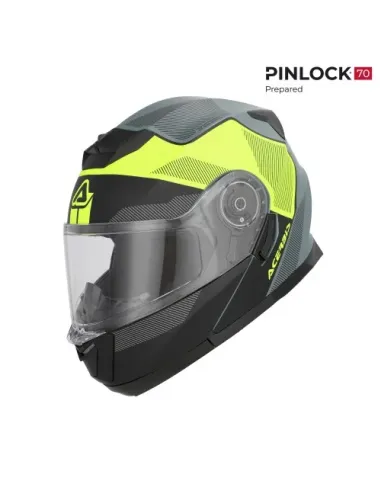 Casco Acerbis Serel 22-06 Negro/Amarillo Fluor.