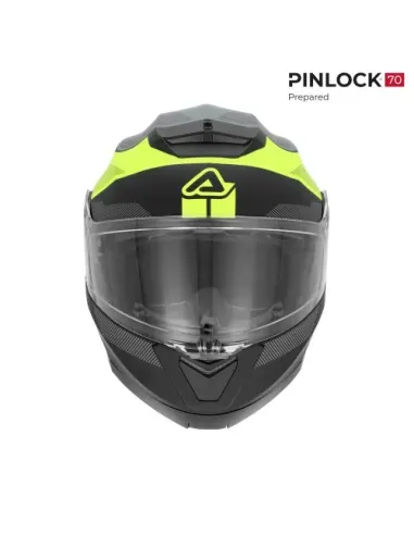 Casco Acerbis Serel 22-06 Negro/Amarillo Fluor.