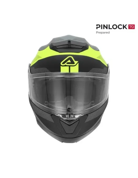 Casco Acerbis Serel 22-06 Negro/Amarillo Fluor.