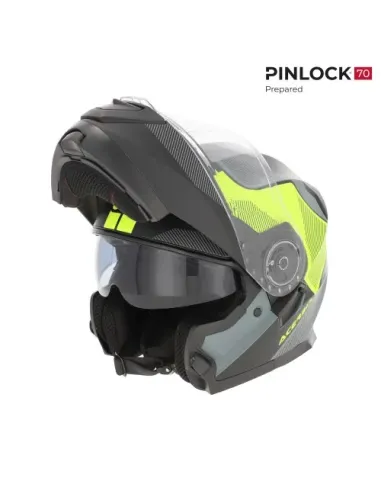 Casco Acerbis Serel 22-06 Negro/Amarillo Fluor.